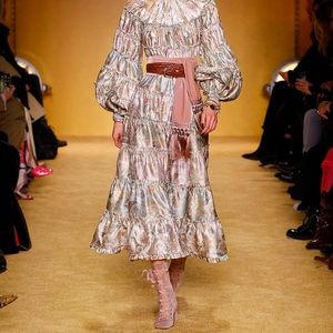 Zimmermann ladybeetle lace up pink boots NEW